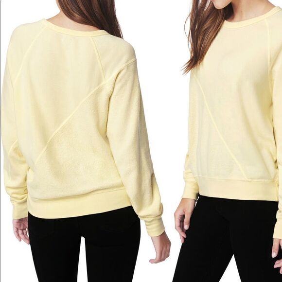 Joe’s pieced raglan sleeve sweatshirt size L - Picture 2 of 10